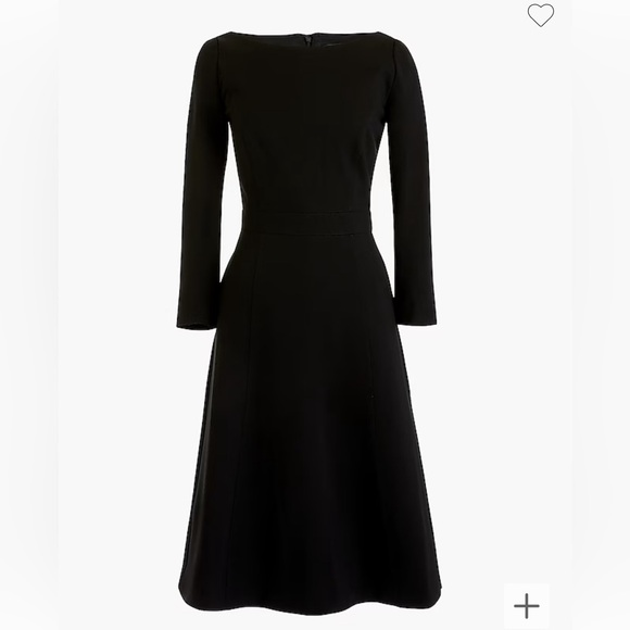 J Crew long sleeve flare dress in ponte fabric Size 10 - Picture 8 of 8